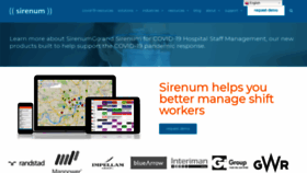 What Sirenum.com website looked like in 2020 (3 years ago)