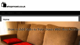 What Shopmost.co.uk website looked like in 2020 (3 years ago)