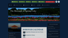 What Springlakeboro.org website looked like in 2020 (3 years ago)