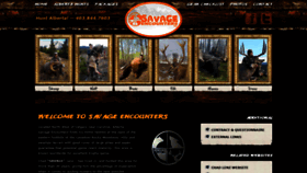 What Savageencounters.com website looked like in 2020 (3 years ago)