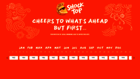 What Shocktopbeer.com website looked like in 2020 (3 years ago)