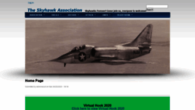What Skyhawk.org website looked like in 2020 (3 years ago)