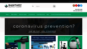 What Sanitarysupplycorp.com website looked like in 2020 (3 years ago)