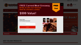 What Survivalcavefood.com website looked like in 2020 (3 years ago)