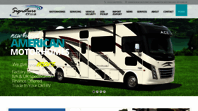 What Signaturemotorhomes.com website looked like in 2020 (3 years ago)