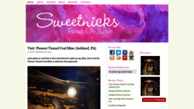 What Sweetnicks.com website looked like in 2020 (3 years ago)