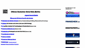 What Schule.de website looked like in 2020 (3 years ago)