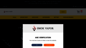 What Smokvapor.com website looked like in 2020 (3 years ago)