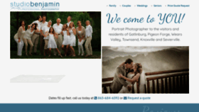 What Studiobenjamin.com website looked like in 2020 (3 years ago)
