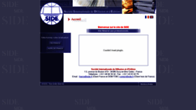 What Side.fr website looked like in 2020 (3 years ago)
