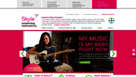 What Skyla-us.com website looked like in 2020 (3 years ago)