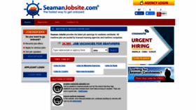 What Seamanjobsite.com website looked like in 2020 (3 years ago)