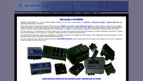 What Selekron.com website looked like in 2020 (3 years ago)