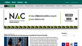 What Sistemafibra.org.br website looked like in 2020 (3 years ago)