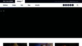 What Sleep.com website looked like in 2020 (3 years ago)