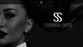 What Sabrinasato.com.br website looked like in 2020 (3 years ago)