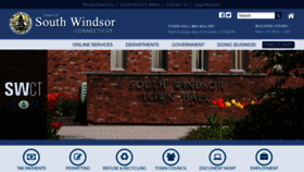 What Southwindsor-ct.gov website looked like in 2020 (3 years ago)