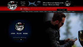What Sturgismotorcyclerally.com website looked like in 2020 (3 years ago)