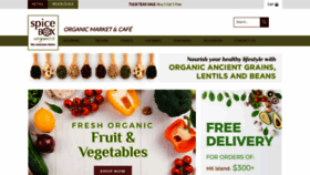 What Spiceboxorganics.com website looked like in 2020 (3 years ago)