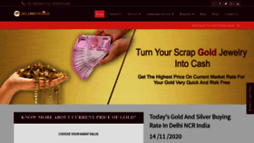 What Sellnbuygold.com website looked like in 2020 (3 years ago)
