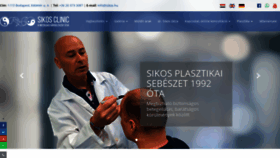 What Sikos.hu website looked like in 2020 (3 years ago)