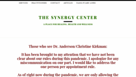 What Synergyhhw.com website looked like in 2020 (3 years ago)