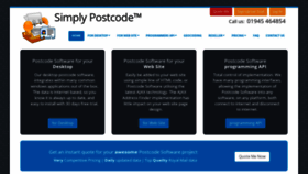 What Simply-postcode-lookup.com website looked like in 2020 (3 years ago)
