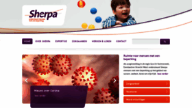 What Sherpa.org website looked like in 2020 (4 years ago)