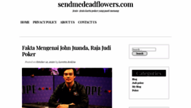 What Sendmedeadflowers.com website looked like in 2020 (3 years ago)