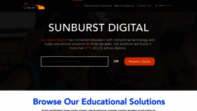 What Sunburst.com website looked like in 2020 (3 years ago)