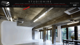 What Studiohire.com website looked like in 2020 (3 years ago)