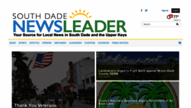 What Southdadenewsleader.com website looked like in 2020 (3 years ago)