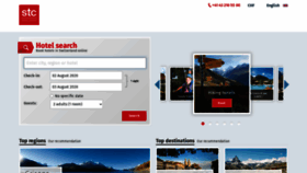 What Swisshotels.com website looked like in 2020 (3 years ago)