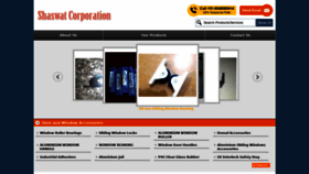 What Shaswatcorporation.com website looked like in 2020 (3 years ago)