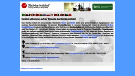 What Steinke-institut.de website looked like in 2020 (3 years ago)