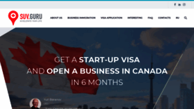 What Start-up-visa-canada.ca website looked like in 2020 (3 years ago)