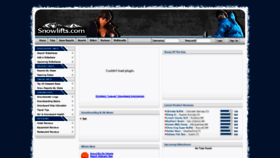 What Snowlifts.com website looked like in 2020 (3 years ago)
