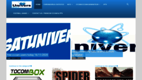 What Satunivers.net website looked like in 2020 (3 years ago)