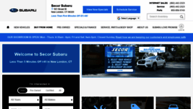 What Secorsubaru.com website looked like in 2020 (3 years ago)