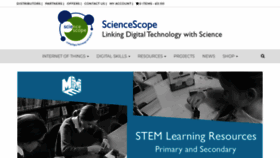 What Sciencescope.uk website looked like in 2020 (3 years ago)