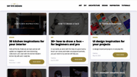 What Skyryedesign.com website looked like in 2020 (5 years ago)