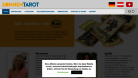 What Sonnentarot.de website looked like in 2020 (3 years ago)