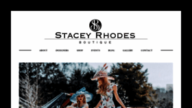 What Staceyrhodesboutique.com website looked like in 2020 (3 years ago)