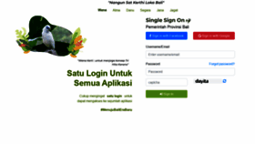 What Sso.baliprov.go.id website looked like in 2020 (3 years ago)