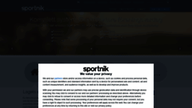 What Sportnik.com website looked like in 2020 (3 years ago)