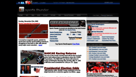 What Sportsthunder.com website looked like in 2020 (3 years ago)