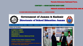What Schedujammu.nic.in website looked like in 2020 (3 years ago)