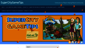 What Supercitygametips.com website looked like in 2020 (3 years ago)