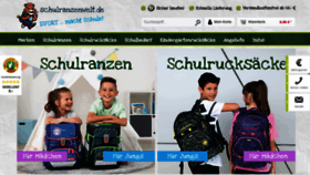 What Schulranzenwelt.de website looked like in 2020 (3 years ago)
