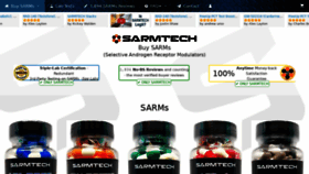 What Sarm.tech website looked like in 2020 (3 years ago)
